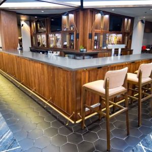 Hotel bar at Delta Hotels By Marriott Little Rock West.