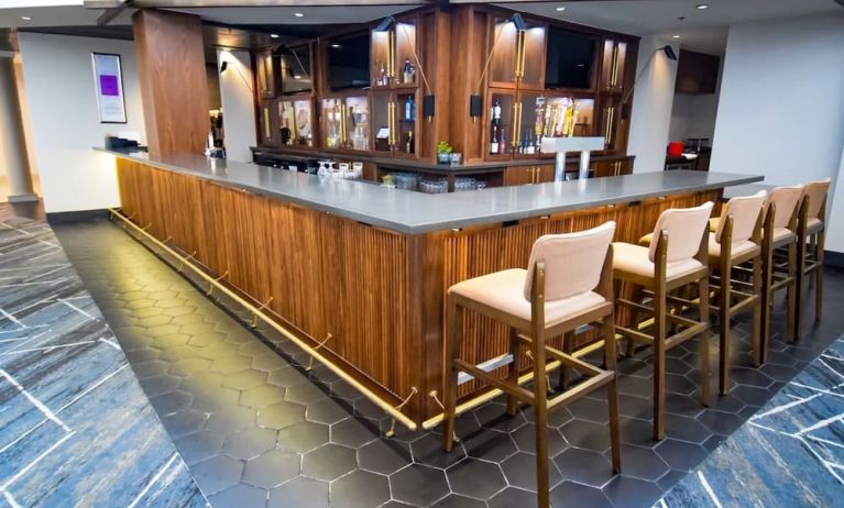 Hotel bar at Delta Hotels By Marriott Little Rock West.