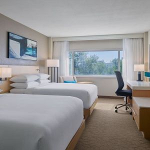 Queen beds at Delta Hotels By Marriott Little Rock West.