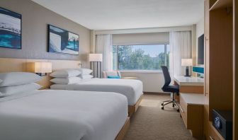 Queen beds at Delta Hotels By Marriott Little Rock West.