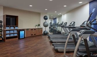 Fitness center at Delta Hotels By Marriott Little Rock West.