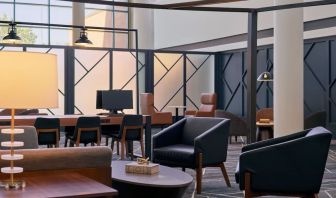Lounge area at Delta Hotels By Marriott Little Rock West.