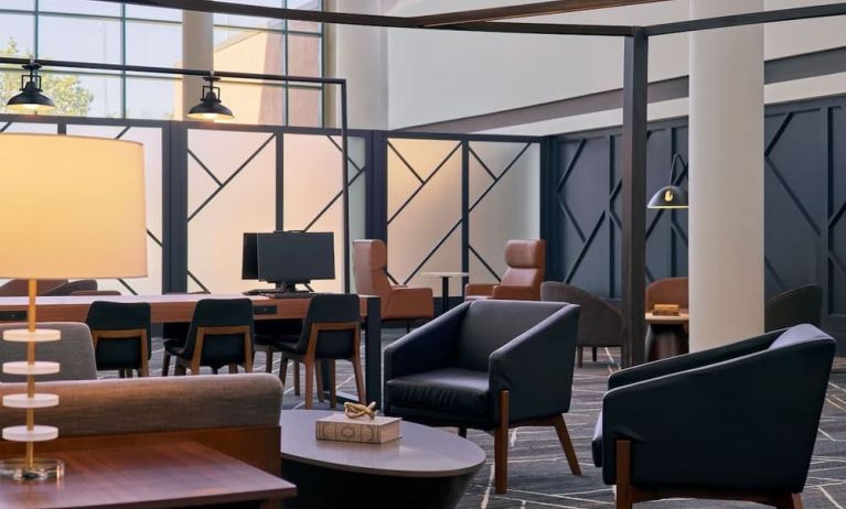 Lounge area at Delta Hotels By Marriott Little Rock West.