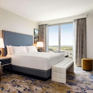 Day use room at Hilton BNA Nashville Airport Terminal.
