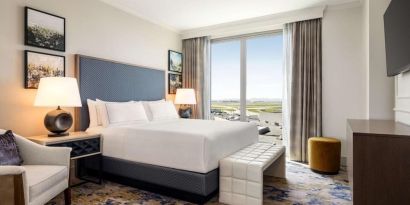 Day use room at Hilton BNA Nashville Airport Terminal.
