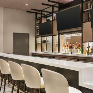 Hotel bar at Hilton Garden Inn Nashville West End Avenue.