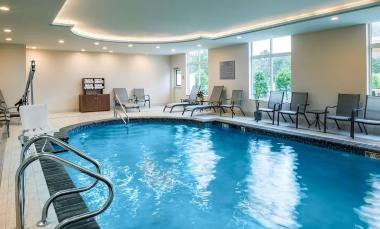 Refreshing indoor pool at Hampton Inn Atlantic City Absecon, NJ.