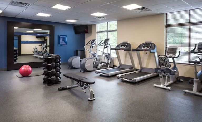 Fitness center available at Hampton Inn Atlantic City Absecon, NJ.