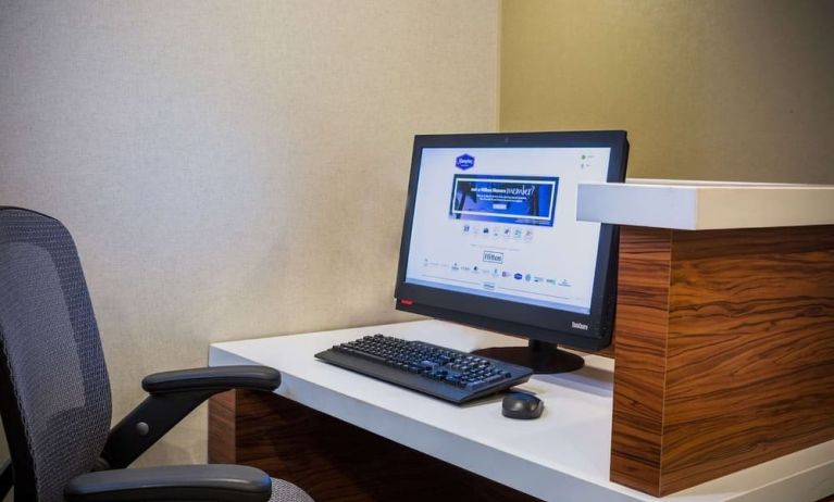 Business center available at Hampton Inn Atlantic City Absecon, NJ.