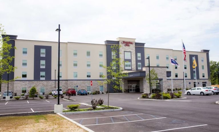 Parking area at Hampton Inn Atlantic City Absecon, NJ.