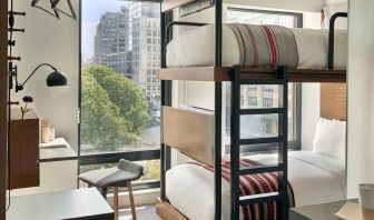 Day use twin room with work desk at Arlo SoHo.