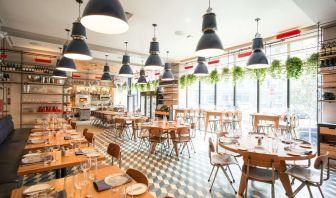 Dining area at Arlo SoHo.