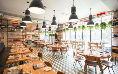Dining area at Arlo SoHo.