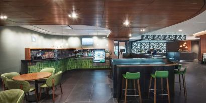 Breakfast area at Hilton Birmingham At UAB.