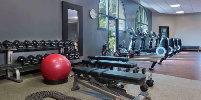 Fitness center at DoubleTree By Hilton Orlando At SeaWorld.