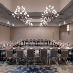 Spacious meeting room at DoubleTree By Hilton Orlando At SeaWorld.