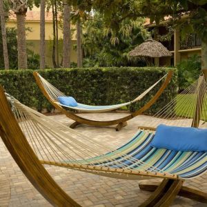 Hammock in the garden of DoubleTree By Hilton Orlando At SeaWorld.