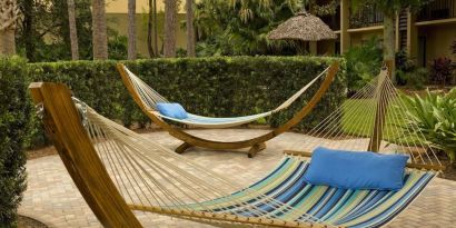 Hammock in the garden of DoubleTree By Hilton Orlando At SeaWorld.