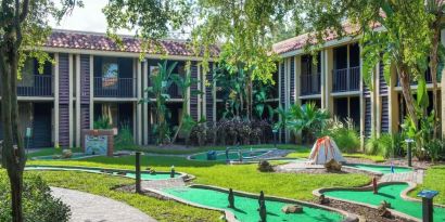Mini putt-putt course at DoubleTree By Hilton Orlando At SeaWorld.