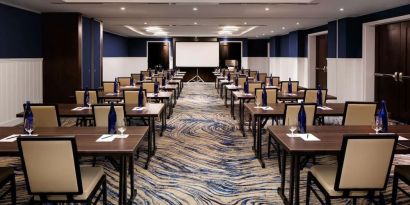 Professional meeting room at Hilton Brooklyn New York.