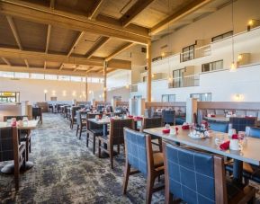 Dining area at EnVision Hotel And Conference Center Mansfield Foxboro.