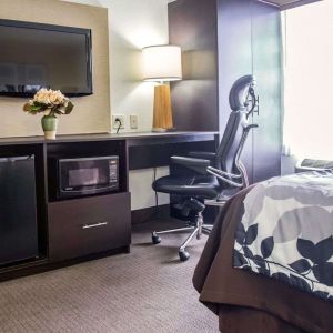 Day use room workspace at Sleep Inn Tinley Park.