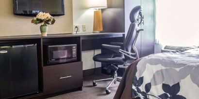 Day use room workspace at Sleep Inn Tinley Park.