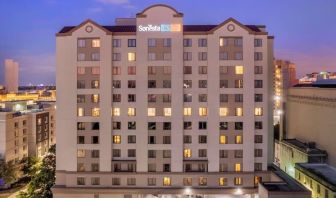 Exterior view of Sonesta ES Suites San Antonio Downtown Alamo Plaza.