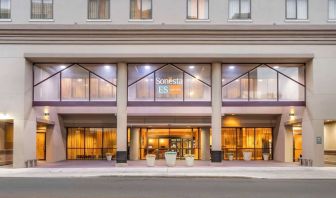Entrance at Sonesta ES Suites San Antonio Downtown Alamo Plaza.