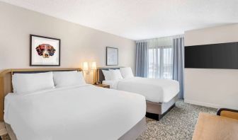 Day use twin room at Sonesta ES Suites San Antonio Downtown Alamo Plaza.