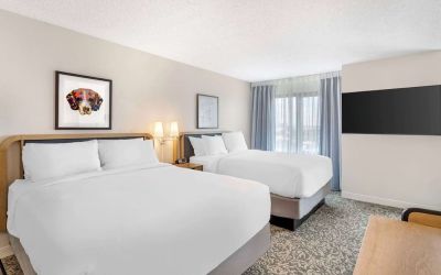 Day use twin room at Sonesta ES Suites San Antonio Downtown Alamo Plaza.
