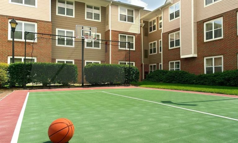 Outdoor basketball court at Sonesta ES Suites Raleigh Cary 