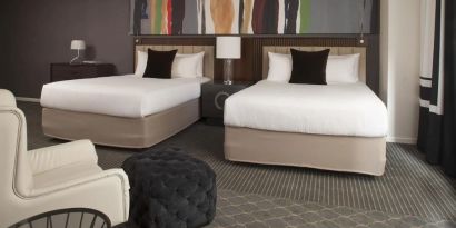 Day use twin room at The Fifty Sonesta Select New York.