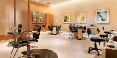 Full-service spa available at Hilton Orlando.
