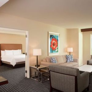 Day use room with living area at Hilton Orlando.
