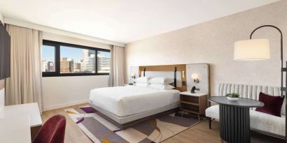 King suite at Hyatt Regency New Brunswick.