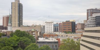 City views at Hyatt Regency New Brunswick.
