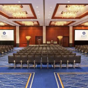 Conference room at Hyatt Regency New Brunswick.