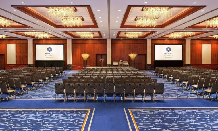Conference room at Hyatt Regency New Brunswick.