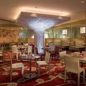 Dining area at Hyatt Regency New Brunswick.