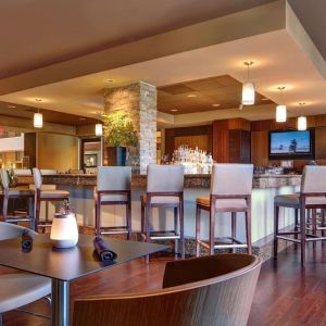 Hotel bar at Embassy Suites By Hilton San Diego-La Jolla.