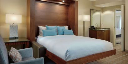 Day use room at Embassy Suites By Hilton San Diego-La Jolla.
