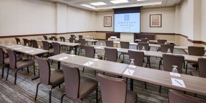 Meeting room at Embassy Suites By Hilton San Diego-La Jolla.