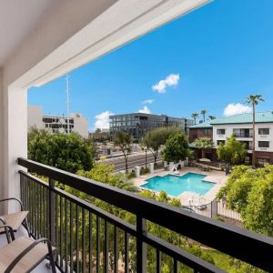 View from room balcony at Sonesta Select Tempe Downtown.