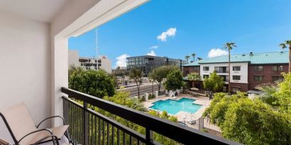 View from room balcony at Sonesta Select Tempe Downtown.