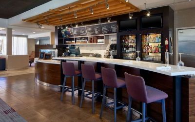 Hotel bar at Sonesta Select Raleigh Durham Airport Morrisville.
