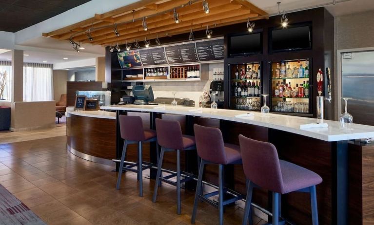 Hotel bar at Sonesta Select Raleigh Durham Airport Morrisville.