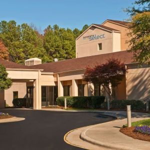 Entrance at Sonesta Select Raleigh Durham Airport Morrisville.