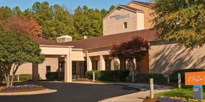 Entrance at Sonesta Select Raleigh Durham Airport Morrisville.