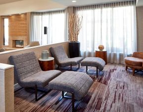 Lounge seating at Sonesta Select Raleigh Durham Airport Morrisville.